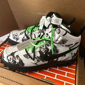 Off White c/o Nike - Grim Reaper Air Force Ones sz 12